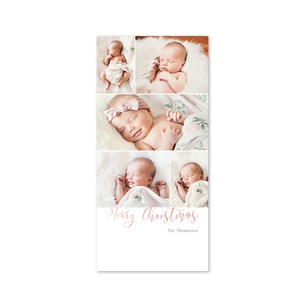 Faire-part 1 volet Pano portrait 9,3 x 19,6 cm