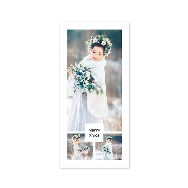 Fotokaart pano staand 9,3 x 19,6 cm