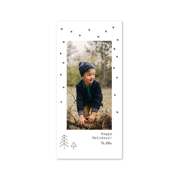 Single Card Panoramic Portrait 9,3 x 19,6 cm