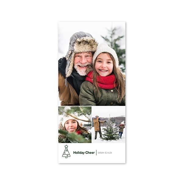 Single Card Panoramic Portrait 9,3 x 19,6 cm