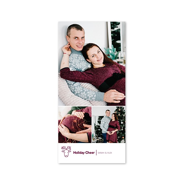 Single Card Panoramic Portrait 9,3 x 19,6 cm