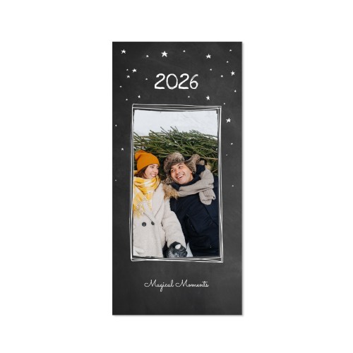 Fotokaart Panorama Staand 9,3 x 19,6 cm