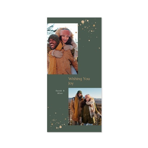 Enkle Fotokort Pano Portræt 9,3 x 19,6 cm