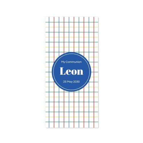 Single Card Panoramic Portrait 9,3 x 19,6 cm