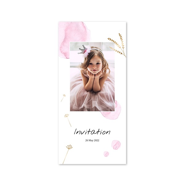 Single Card Panoramic Portrait 9,3 x 19,6 cm
