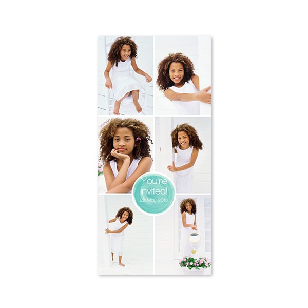 Single Card Panoramic Portrait 9,3 x 19,6 cm