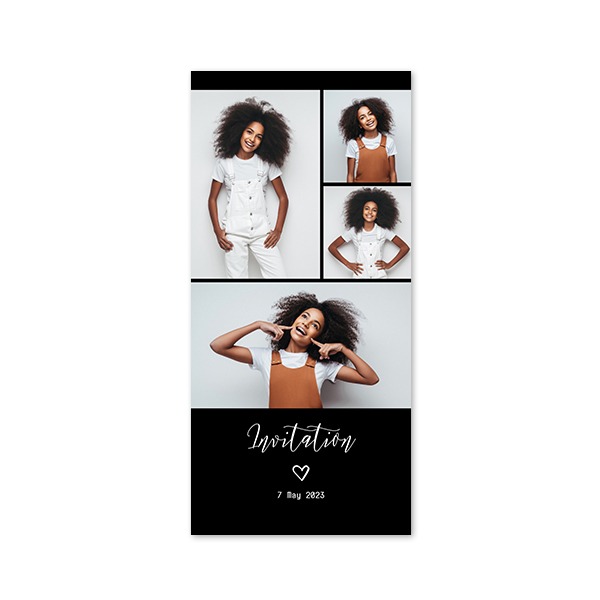 Single Card Panoramic Portrait 9,3 x 19,6 cm Single Card Panoramic Portrait 9,3 x 19,6 cm