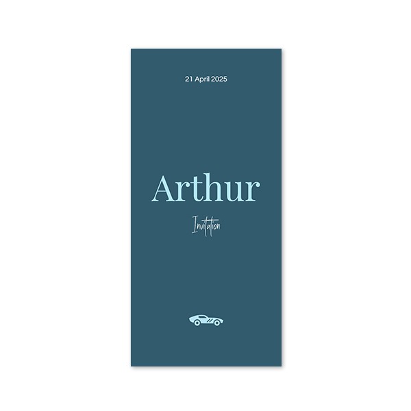 Faire-part 1 volet Pano portrait 9,3 x 19,6 cm Faire-part 1 volet Pano portrait 9,3 x 19,6 cm