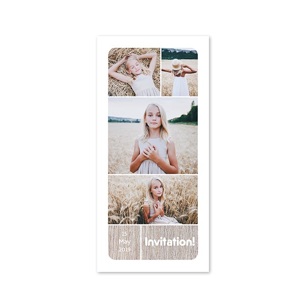 Single Card Panoramic Portrait 9,3 x 19,6 cm Single Card Panoramic Portrait 9,3 x 19,6 cm