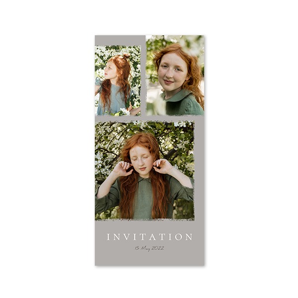 Single Card Panoramic Portrait 9,3 x 19,6 cm