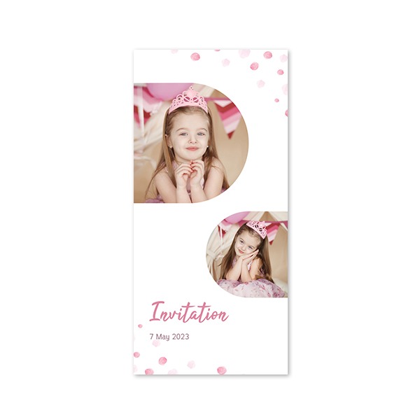 Single Card Panoramic Portrait 9,3 x 19,6 cm
