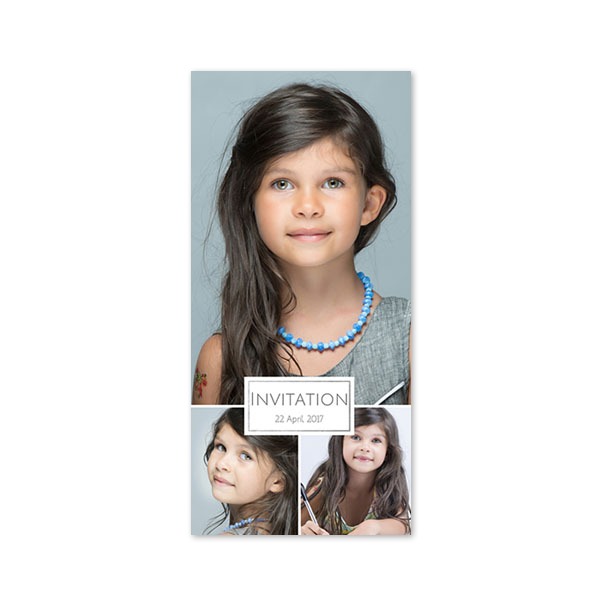 Single Card Panoramic Portrait 9,3 x 19,6 cm