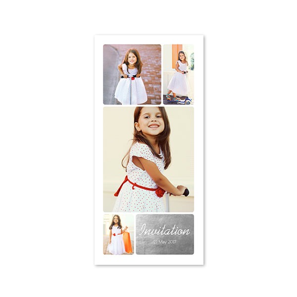 Single Card Panoramic Portrait 9,3 x 19,6 cm