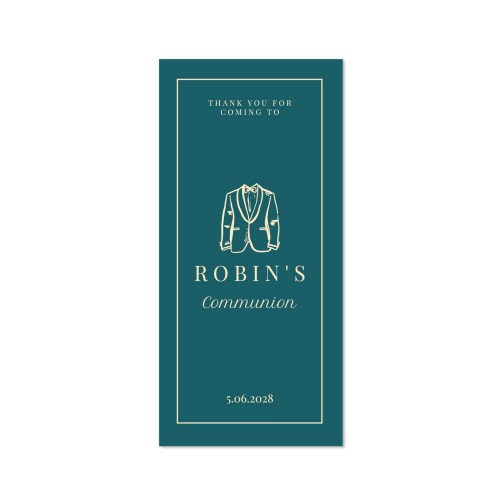 Single Card Panoramic Portrait 9,3 x 19,6 cm