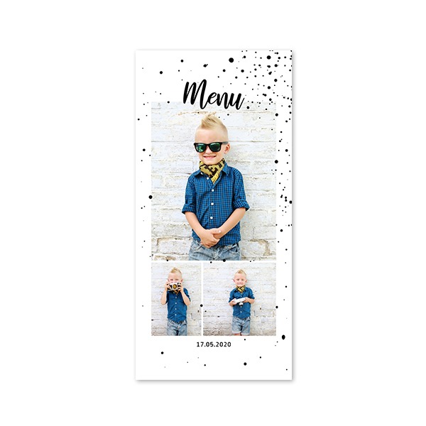 Single Card Panoramic Portrait 9,3 x 19,6 cm