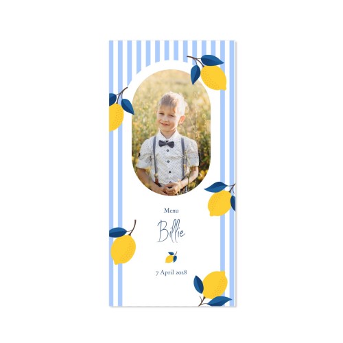 Single Card Panoramic Portrait 9,3 x 19,6 cm