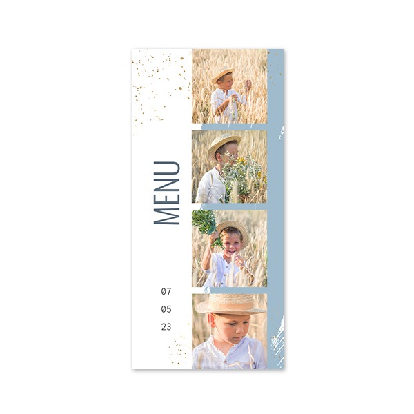 Fotokaart pano staand 9,3 x 19,6 cm