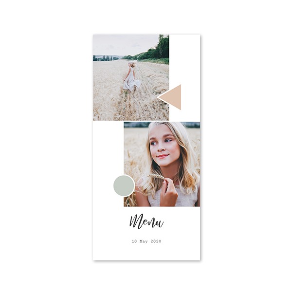 Single Card Panoramic Portrait 9,3 x 19,6 cm
