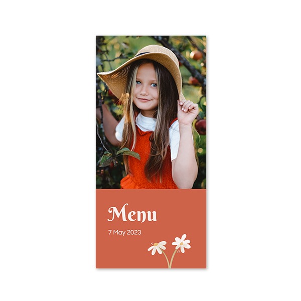 Single Card Panoramic Portrait 9,3 x 19,6 cm