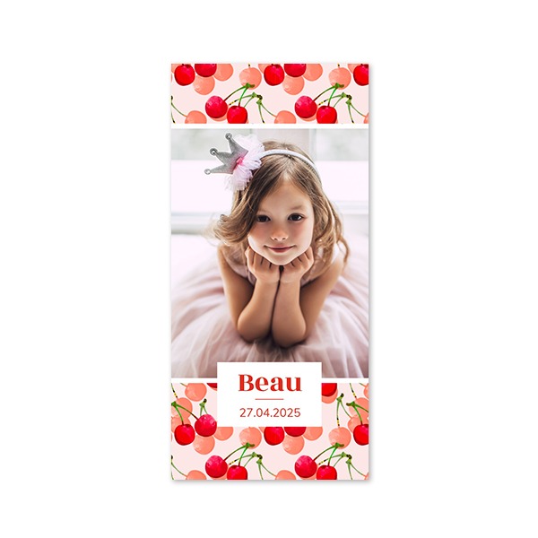 Single Card Panoramic Portrait 9,3 x 19,6 cm