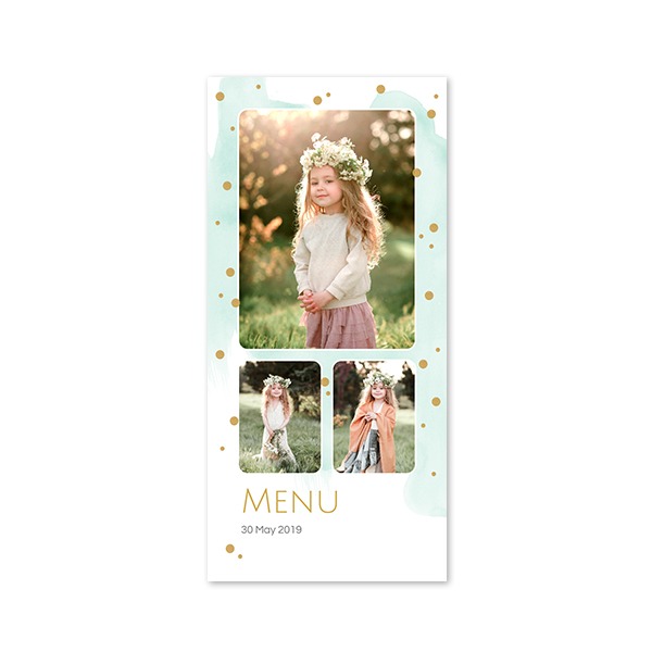 Single Card Panoramic Portrait 9,3 x 19,6 cm
