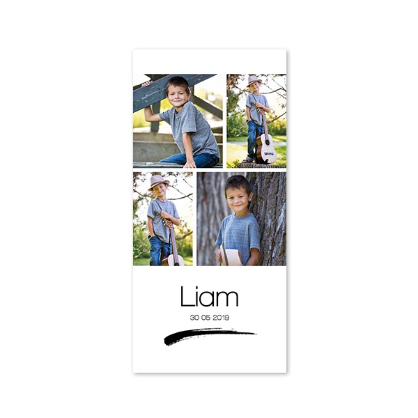 Single Card Panoramic Portrait 9,3 x 19,6 cm