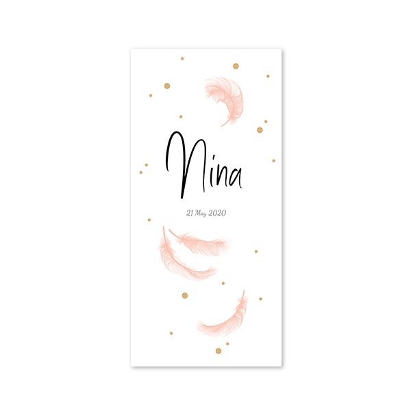 Single Card Panoramic Portrait 9,3 x 19,6 cm