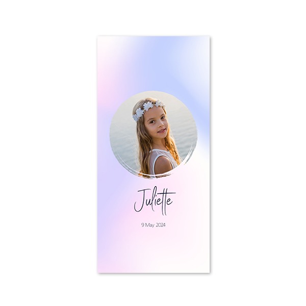 Fotokaart pano staand 9,3 x 19,6 cm