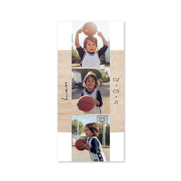 Faire-part 1 volet Pano portrait 9,3 x 19,6 cm Faire-part 1 volet Pano portrait 9,3 x 19,6 cm