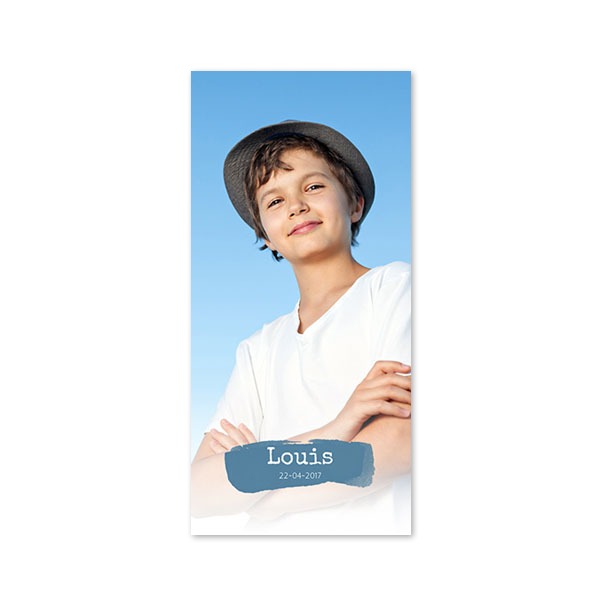 Single Card Panoramic Portrait 9,3 x 19,6 cm