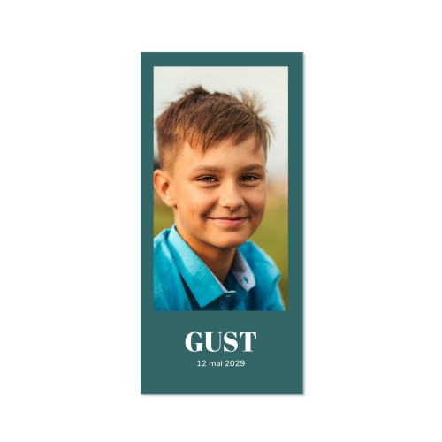 Faire-part 1 volet Pano portrait 9,3 x 19,6 cm