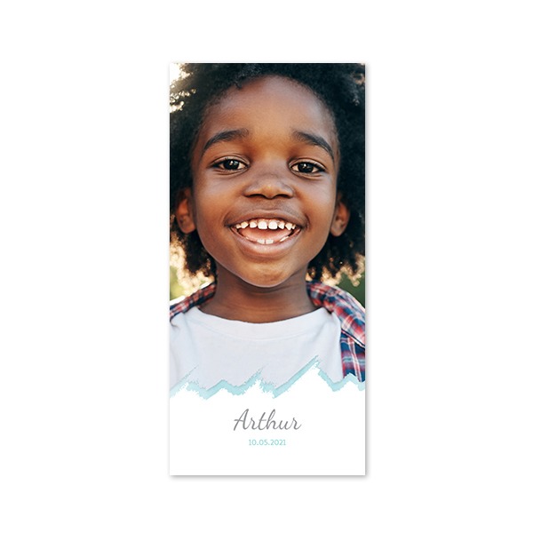 Single Card Panoramic Portrait 9,3 x 19,6 cm