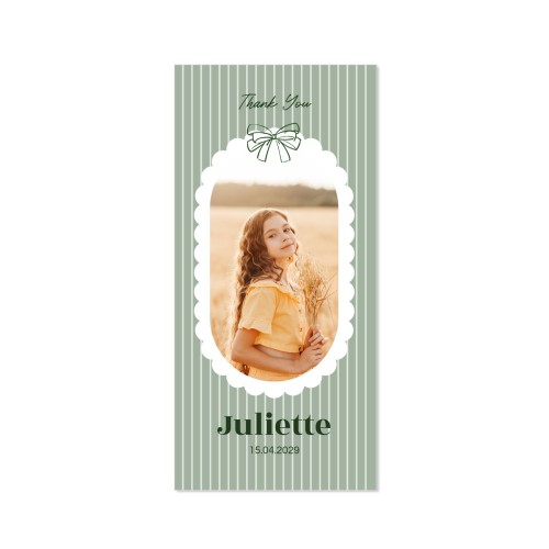 Single Card Panoramic Portrait 9,3 x 19,6 cm