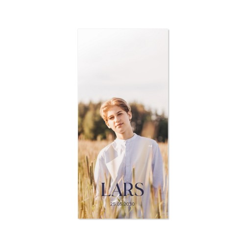 Faire-part 1 volet Pano portrait 9,3 x 19,6 cm Faire-part 1 volet Pano portrait 9,3 x 19,6 cm