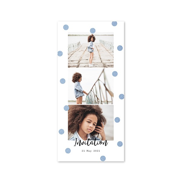 Single Card Panoramic Portrait 9,3 x 19,6 cm