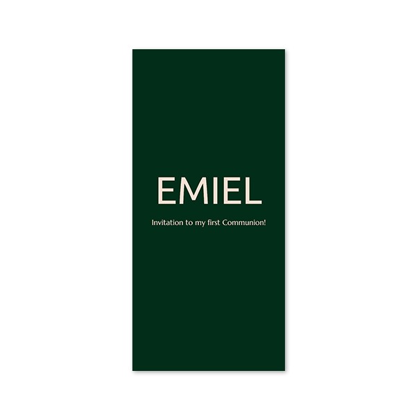 Single Card Panoramic Portrait 9,3 x 19,6 cm