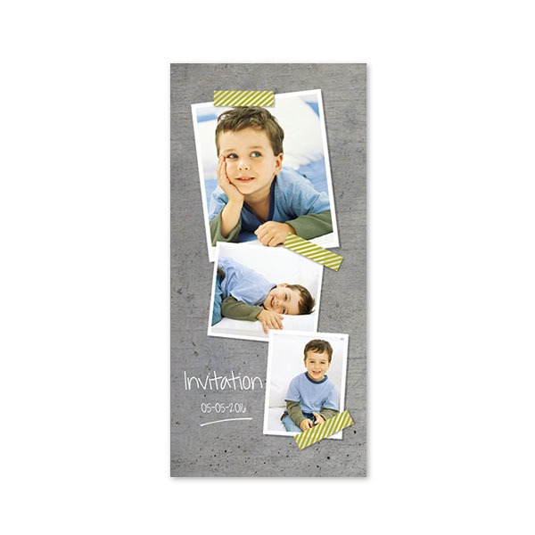 Enkle Fotokort Pano Portræt 9,3 x 19,6 cm