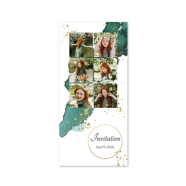 Fotokaart Panorama Staand 9,3 x 19,6 cm