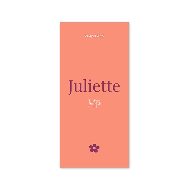 Grusskarte Panorama Hochformat 9,3 x 19,6 cm