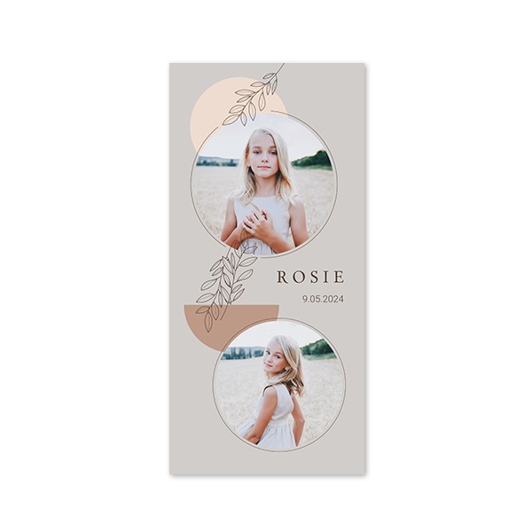 Single Card Panoramic Portrait 9,3 x 19,6 cm