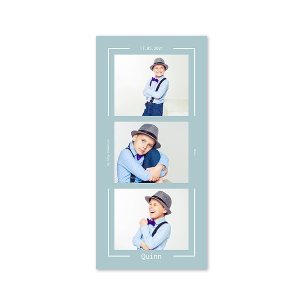 Faire-part 1 volet Pano portrait 9,3 x 19,6 cm