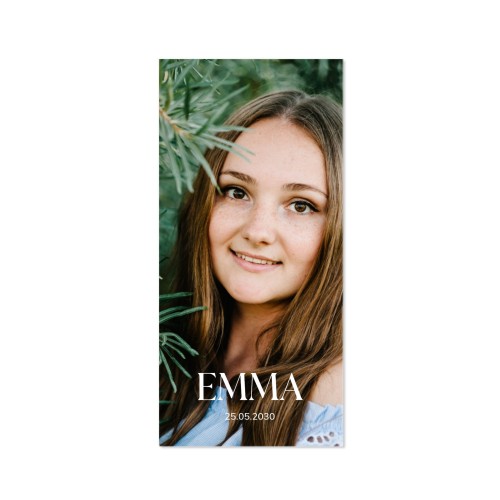 Single Card Panoramic Portrait 9,3 x 19,6 cm
