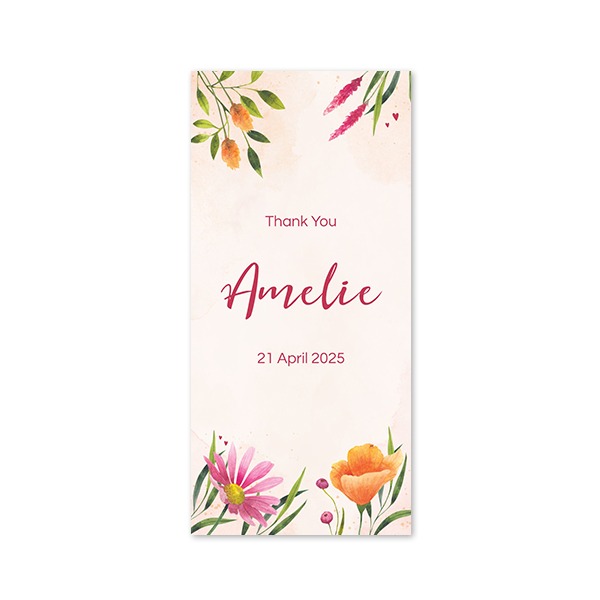 Single Card Panoramic Portrait 9,3 x 19,6 cm Single Card Panoramic Portrait 9,3 x 19,6 cm