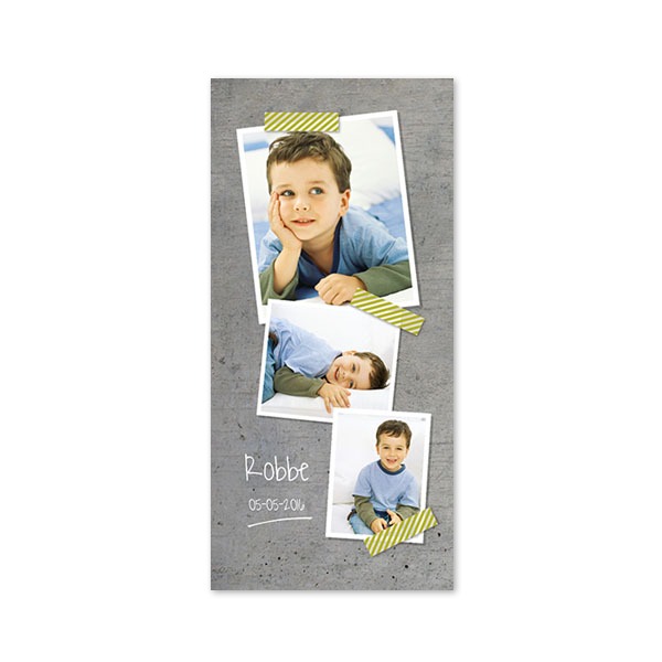 Single Card Panoramic Portrait 9,3 x 19,6 cm