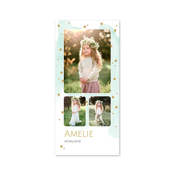 Single Card Panoramic Portrait 9,3 x 19,6 cm Single Card Panoramic Portrait 9,3 x 19,6 cm