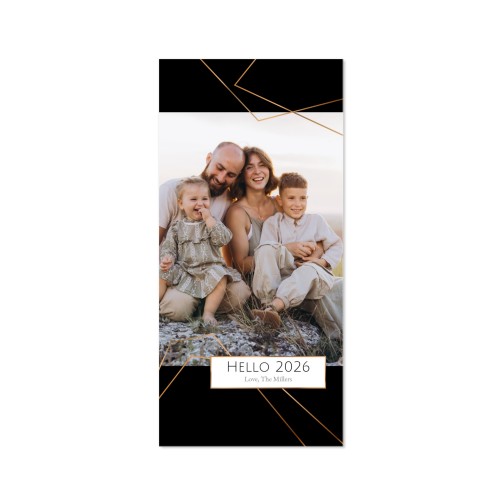 Single Card Panoramic Portrait 9,3 x 19,6 cm