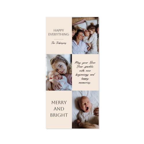 Single Card Panoramic Portrait 9,3 x 19,6 cm