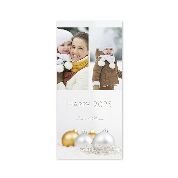 Enkle Fotokort Pano Stående 9,3 x 19,6 cm