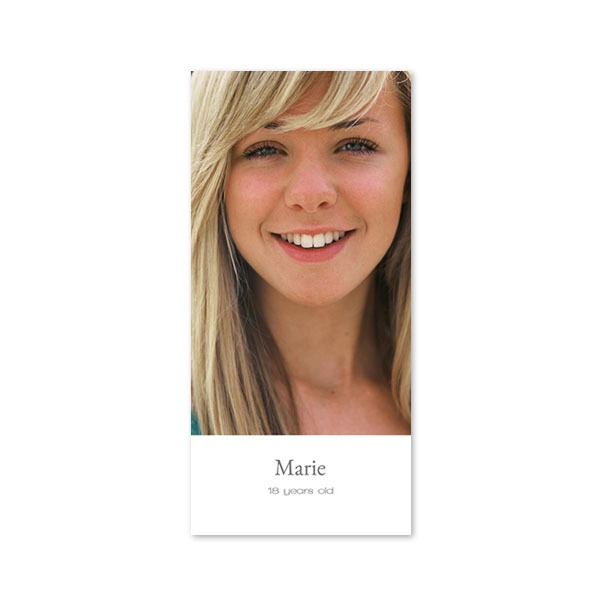 Fotokaart Panorama Staand 9,3 x 19,6 cm