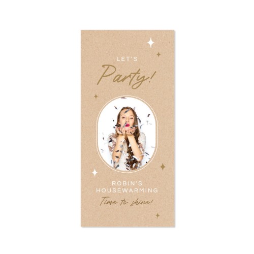 Single Card Panoramic Portrait 9,3 x 19,6 cm